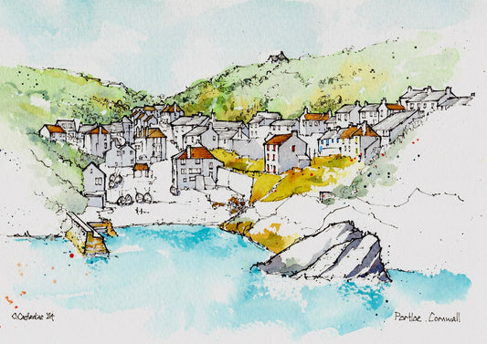 Portloe, Cornwall - Original art