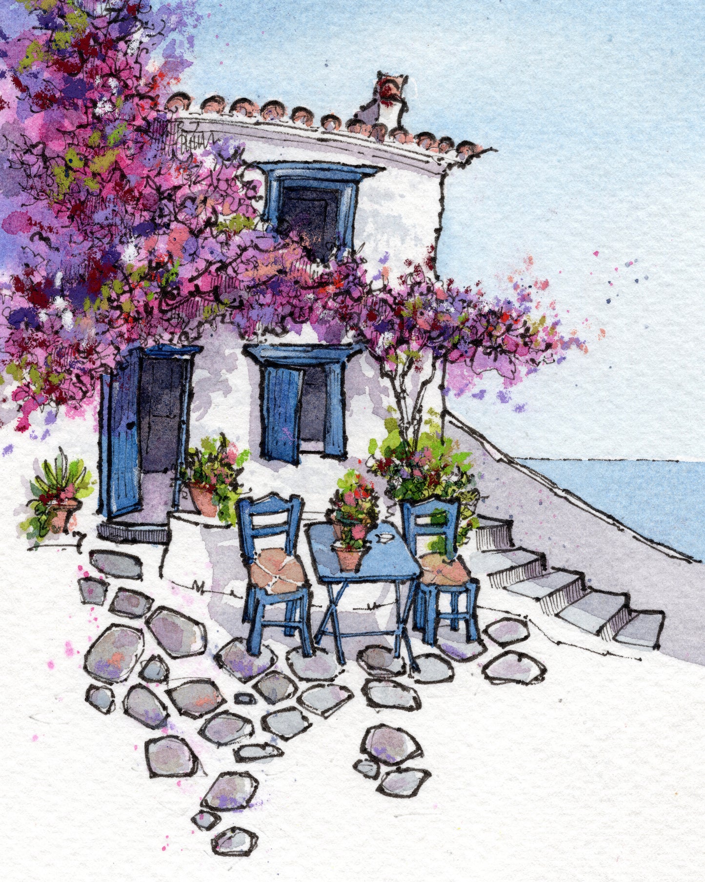 Gorgeous Greece - High Quality Print