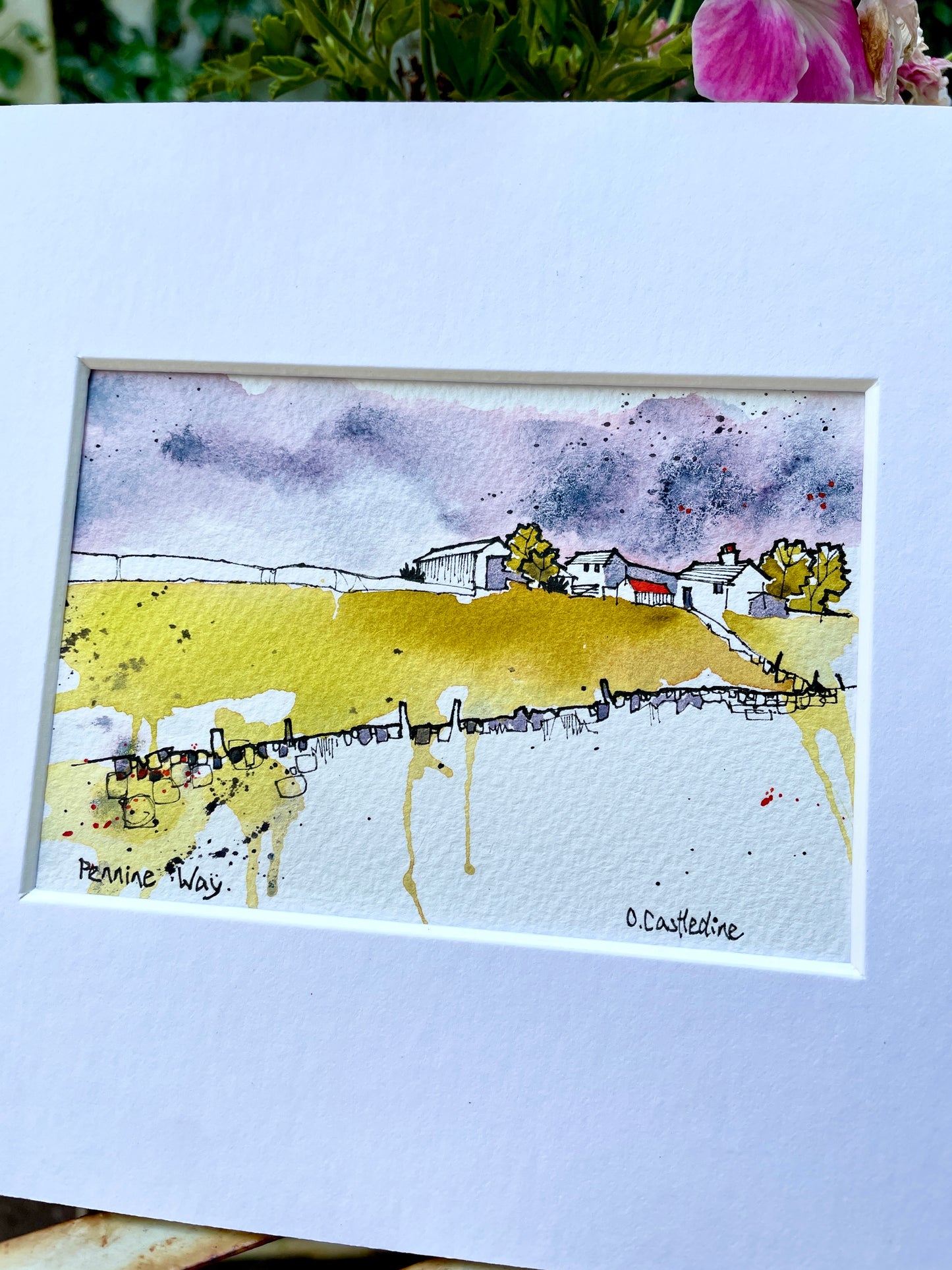 Pennine Way - Original Mounted A6 Art