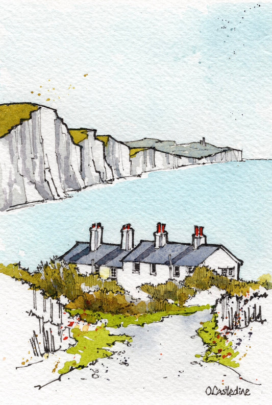 Cuckmere Haven -A7 Original Art