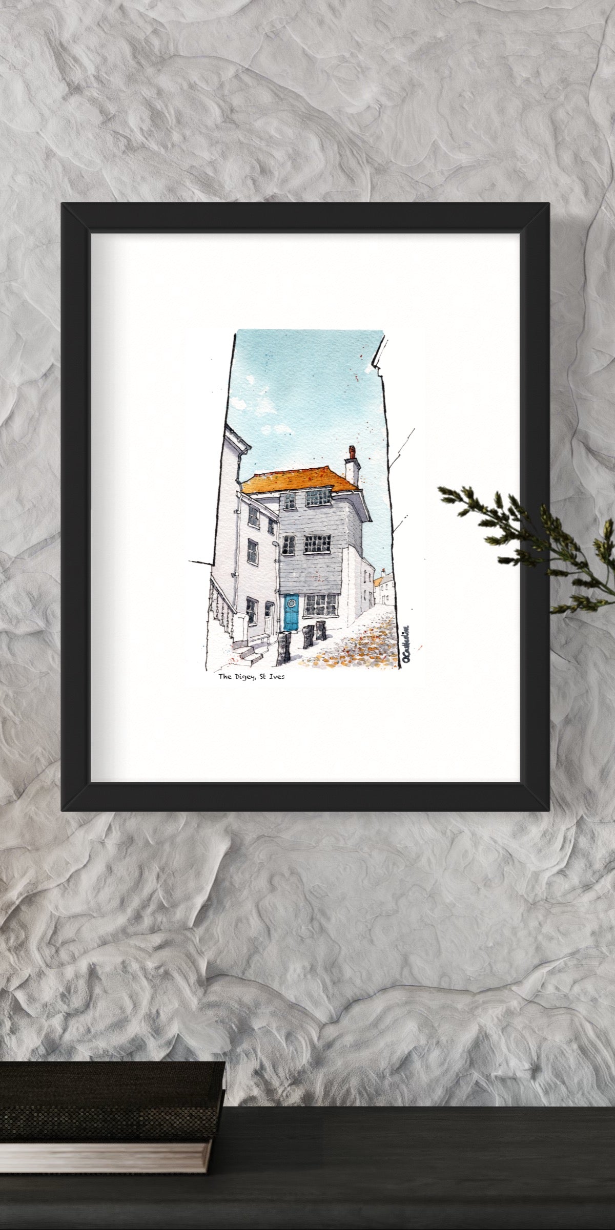 The Digey, St Ives - Mounted Print