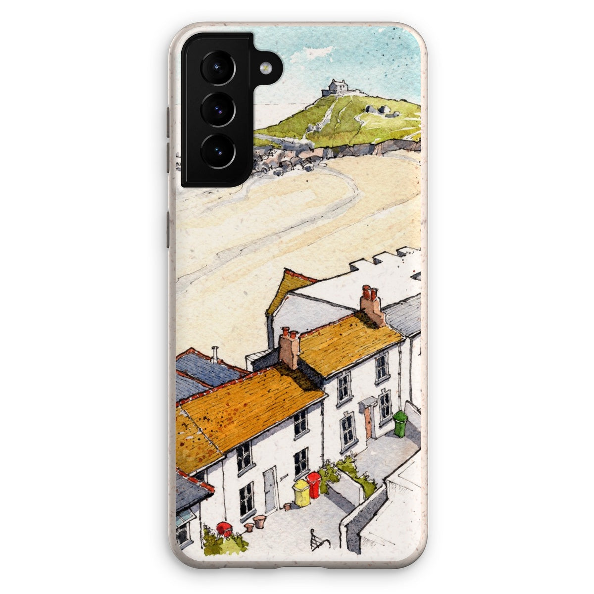 Porthmeor Beach St Ives Viewed From The Tate Eco Phone Case