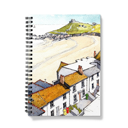 Porthmeor Beach St Ives Viewed From The Tate Notebook