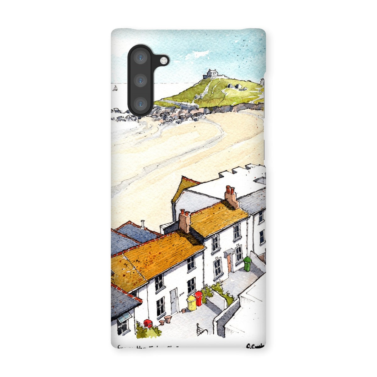 Porthmeor Beach St Ives Viewed From The Tate Snap Phone Case