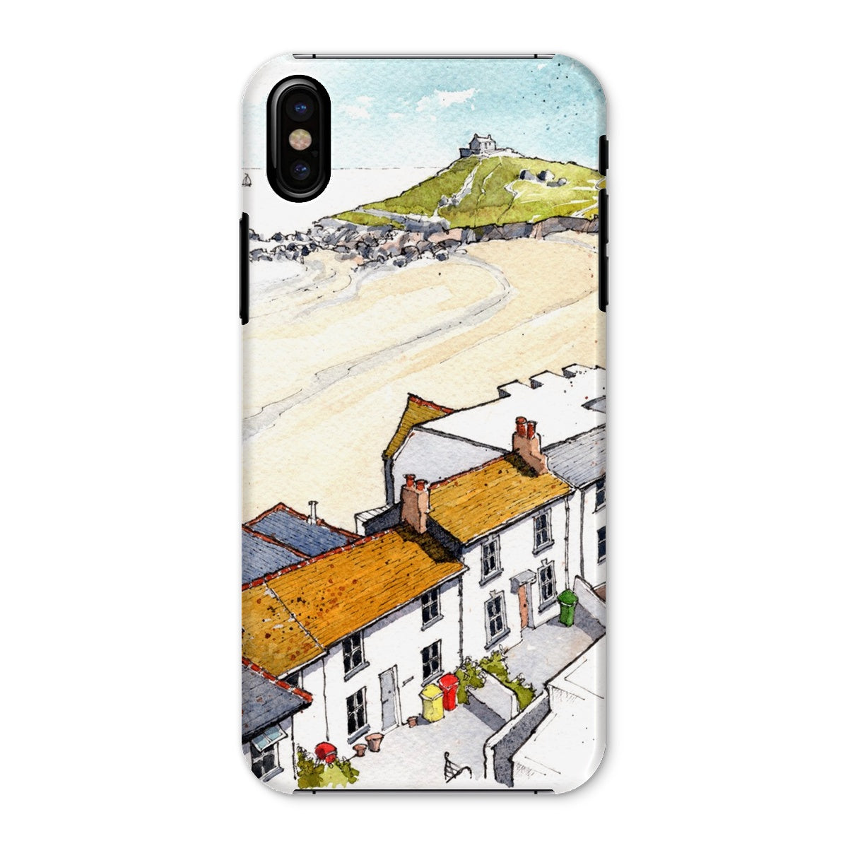 Porthmeor Beach St Ives Viewed From The Tate Snap Phone Case