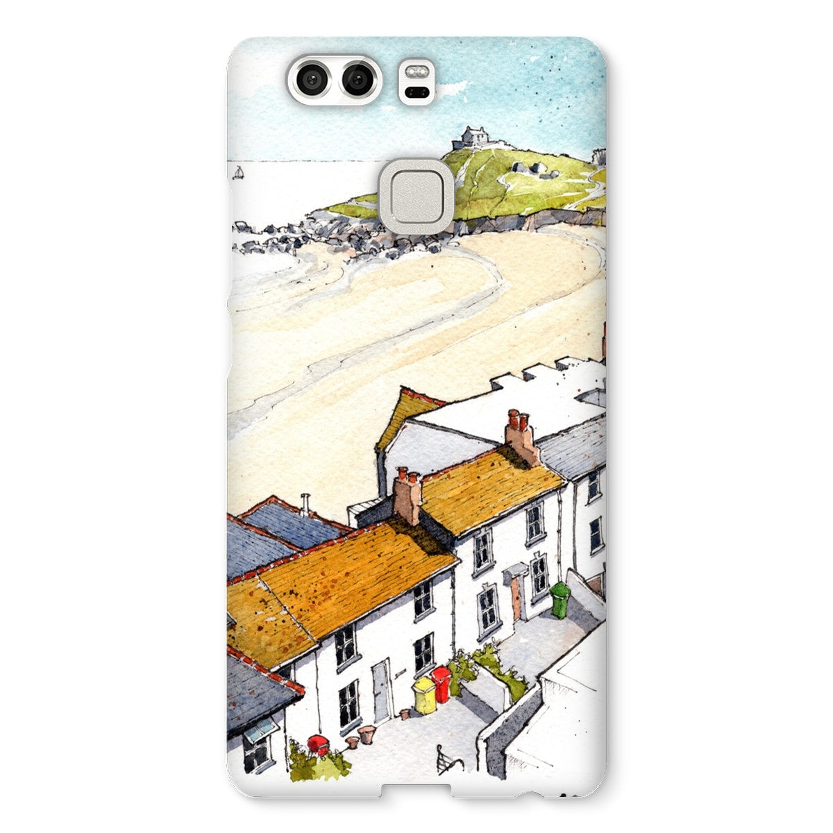 Porthmeor Beach St Ives Viewed From The Tate Snap Phone Case