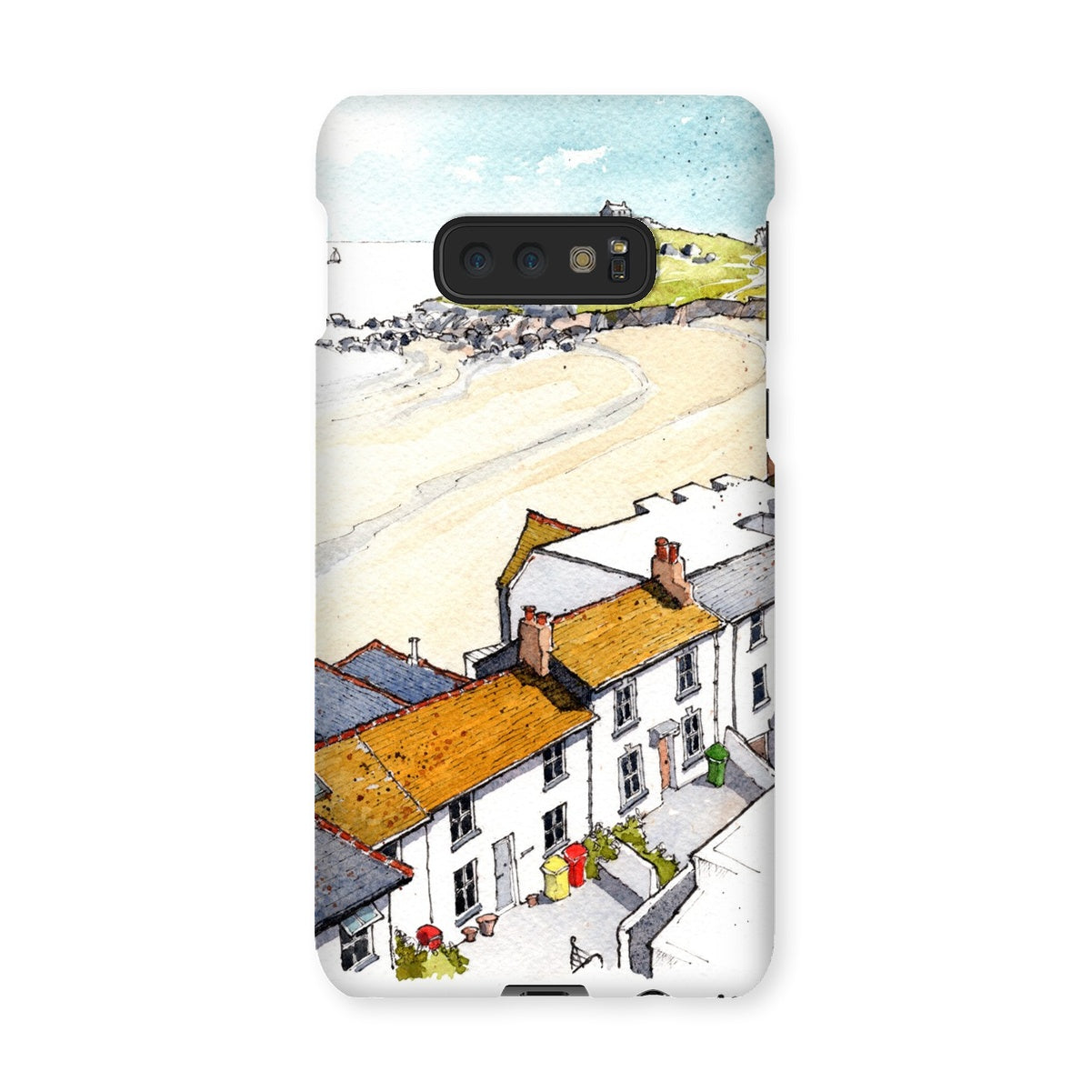 Porthmeor Beach St Ives Viewed From The Tate Snap Phone Case