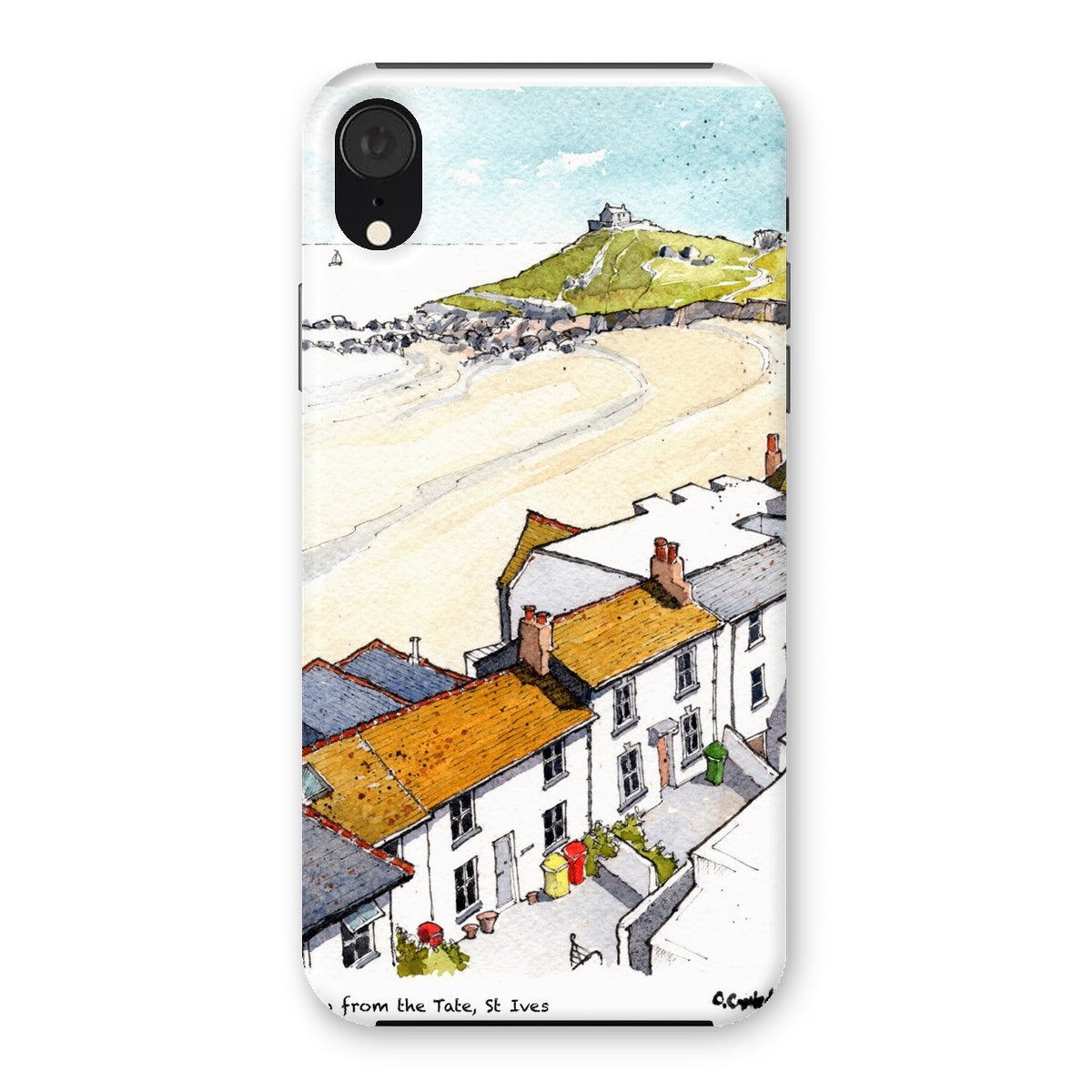 Porthmeor Beach St Ives Viewed From The Tate Snap Phone Case