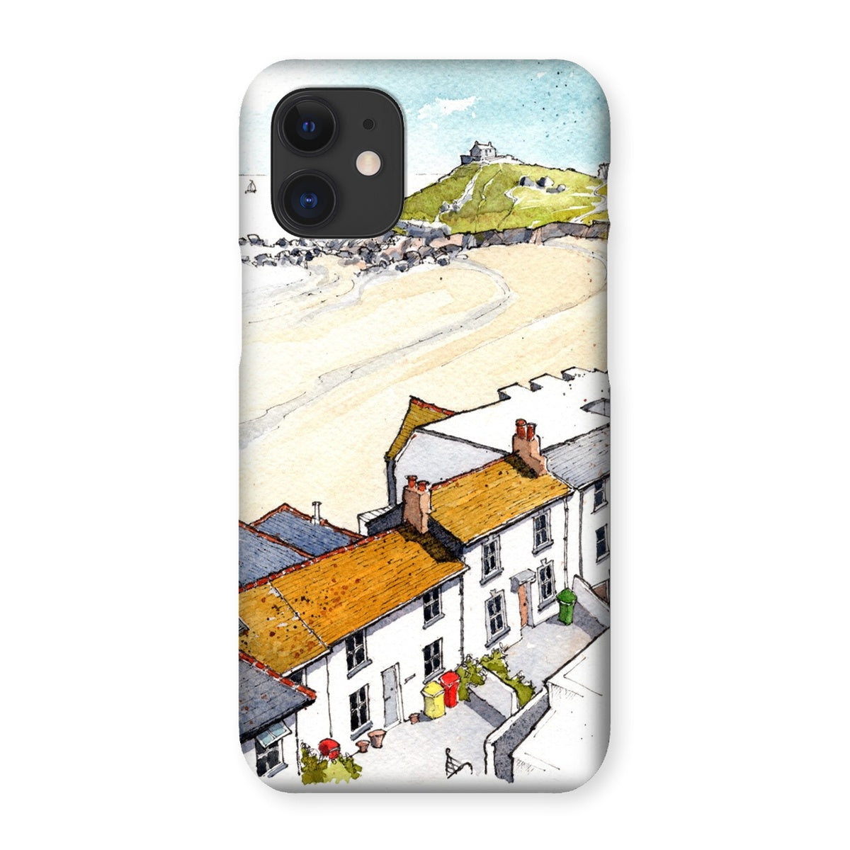 Porthmeor Beach St Ives Viewed From The Tate Snap Phone Case