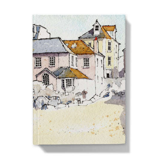 St Ives Cornwall Harbour Beach Hardback Journal