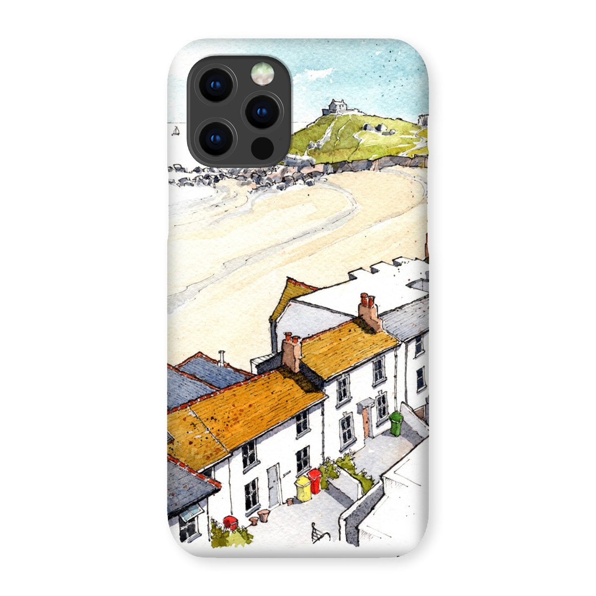 Porthmeor Beach St Ives Viewed From The Tate Snap Phone Case