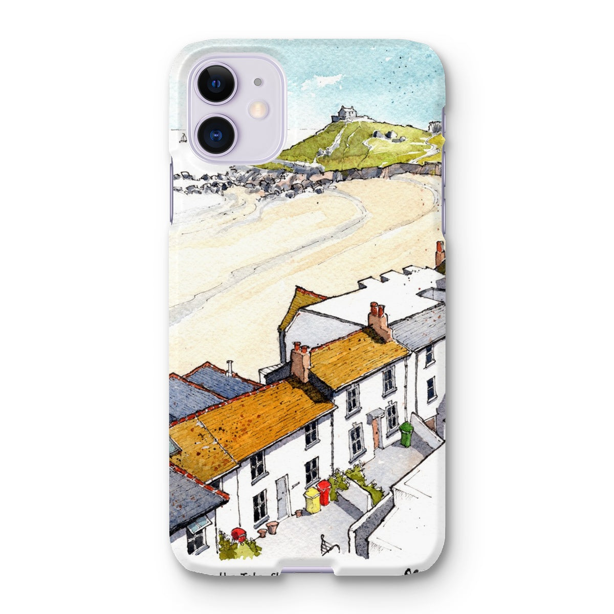 Porthmeor Beach St Ives Viewed From The Tate Snap Phone Case