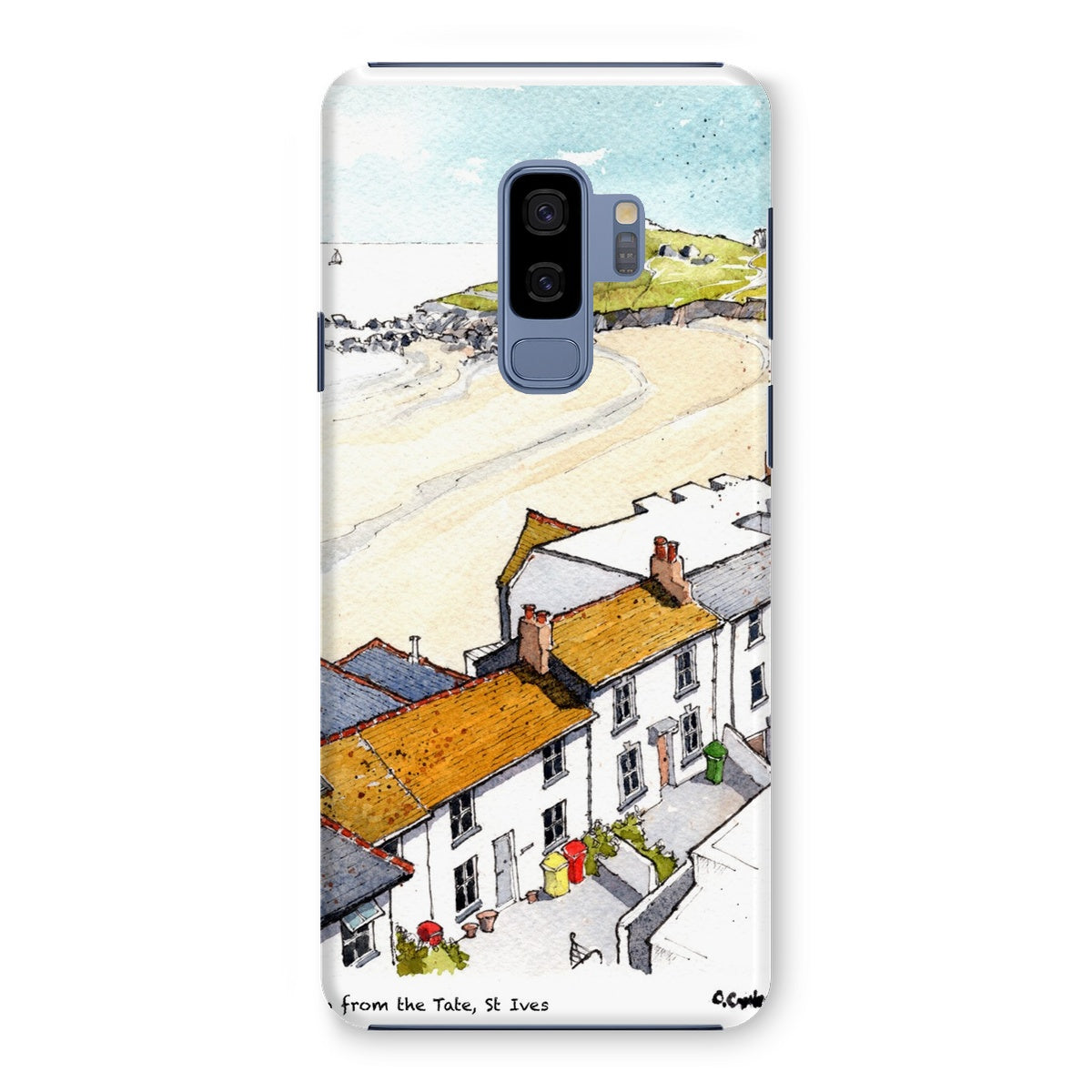 Porthmeor Beach St Ives Viewed From The Tate Snap Phone Case